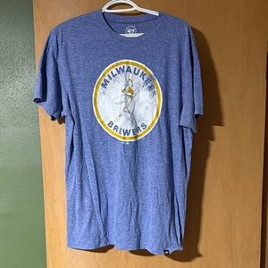 47 Blue Milwaukee Brewers Short Sleeve Tee